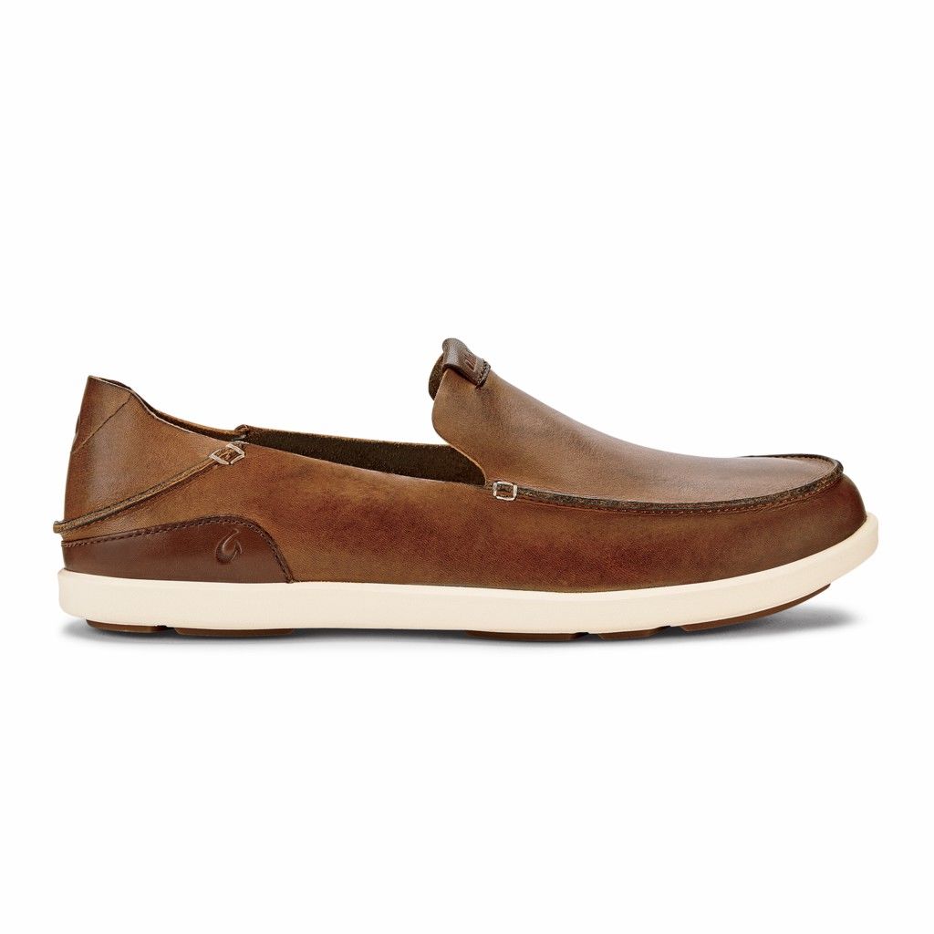 Zapatos Olukai Nalukai Slip On - Zapatos Hombre Cafes 20248-763